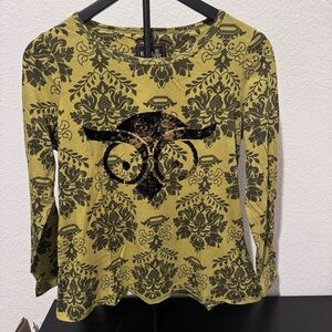 NWOT Rara Avis by Iris Apfel owl blouse
